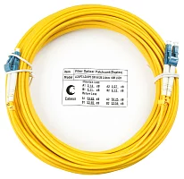 Cabeus FOP(d)-9-LC-LC-25m Шнур оптический duplex LC-LC 9/ 125 sm 25м LSZH