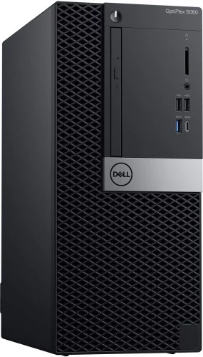 ПК Dell Optiplex 5060 MT i5 8400 (2.8) 8Gb 500Gb UHDG 630 Windows 10 Professional GbitEth 260W kb мышь клавиатура черный (210-AOJX-1)