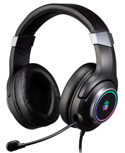 Наушники с микрофоном A4Tech Bloody G350 черный 2м мониторные USB оголовье (G350 USB/ BLACK) (G350 USB/ BLACK)