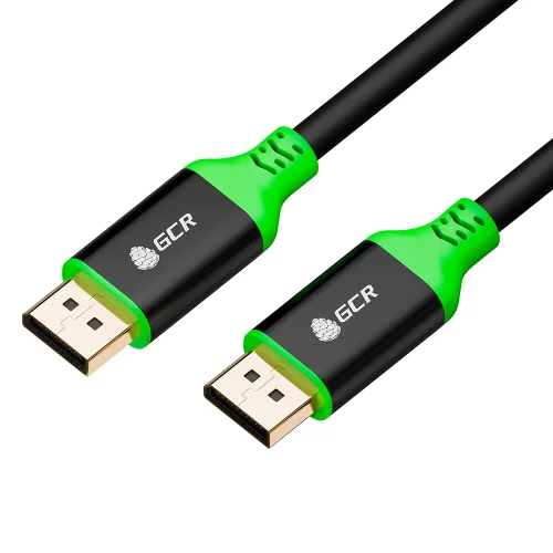 GCR PRO Кабель 2.0m DisplayPort v1.4, 8K 60Hz, 4K 165Hz, черный, 3X экран с армированием, AL case, GCR-53987