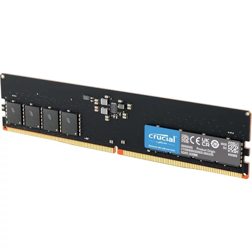 Оперативная память Crucial by Micron 8GB DDR5-5600 UDIMM (CT8G56C46U5) CL46 1.1V, 1 Year Warrаnty OEM
