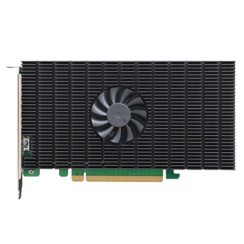 Плата расширения HighPoint SSD7505, PCIe 4.0 x16, Ports: 4x M.2 (2242/ 2260/ 2280/ 2210), Board: Full Height, Full Length, Bootable, RAID: 0,1,10 ADD IN CARD (SSD7505-183R3C)