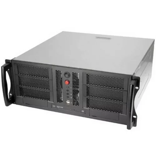 Корпус Chenbro RM42300-F2-U3 RM42300H11*13720, 4U 12*10.5 M/ B,5.25BAY*3+3.5BAY*5,12CM FAN,17.5,BK CC1012,USB3.0,W/ TWO