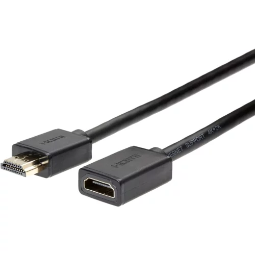 Кабель/ Кабель удлинительный HDMI-19M---HDMI-19F ver 2.0, 3m, Telecom <TCG-235MF-3M> (TCG235MF-3M)