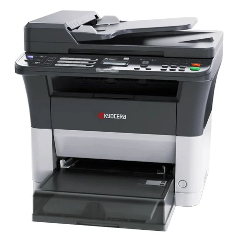 МФУ Kyocera FS-1125MFP, P/ C/ S/ F, ч/ б лазерный, A4, 25 стр/ мин, 1800x600 dpi, 64 Мб, USB 2.0, Network, лоток 250 л., Duplex, автопод., старт.тонер 1000 стр. (1102M73DZ2)