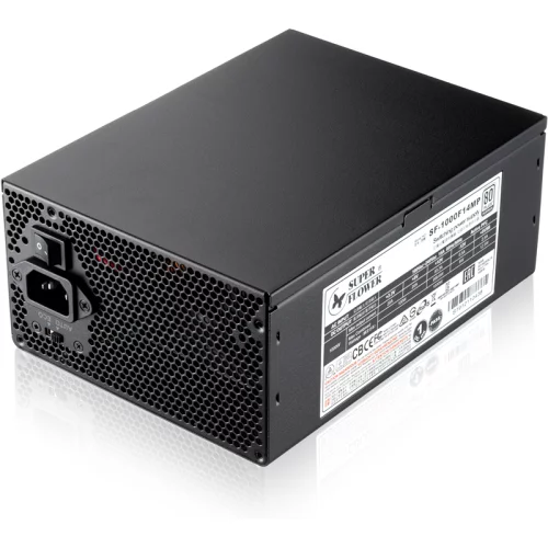 блок питания 1000 Ватт/ Super Flower Power Supply Leadex Platinum, 1000W, ATX, 135mm, 10xSATA, 6xPCI-E(6+2), APFC, 80+ Platinum, Full Modular