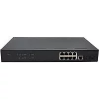 Коммутатор Gigabit Ethernet OSNOVO SW-71802/L Коммутатор Gigabit Ethernet управляемый на 18 RJ45 + 2 GE SFP порта. Порты: 18 x GE (10/100/1000 Base-T) , 2 x GE SFP (1000 Base-X). Поддержка режима CCTV: Увеличение расстояния пер