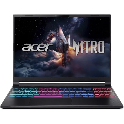 Ноутбук Acer Nitro V 16S ANV16S-71-7771 Intel Core 7 240H/16Gb/SSD1Tb/RTX5060 8Gb (85W)/15.6/IPS/WUXGA/1920x1200/180Hz/Win11 (SL English)/Black/2.1kg (NH.U24AA.003)