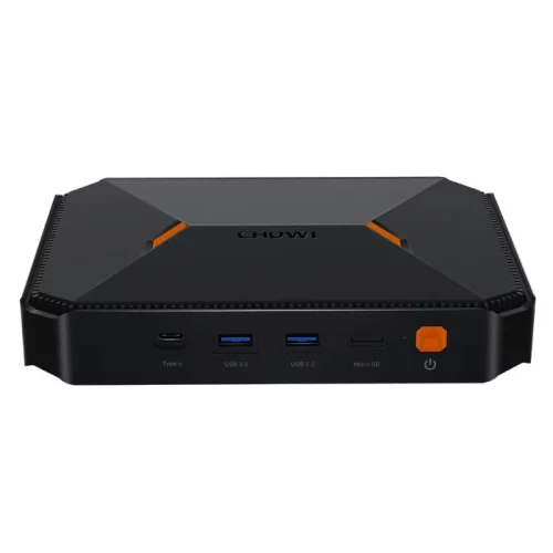 *Неттоп Chuwi HeroBox Intel N-series N100(0.8Ghz)/ 8192Mb/ 256SSDGb/ BT/ WiFi/ war 1y/ 0.59kg/ Black/ + BT5.2/ USB3.0*2, USB2.0*2/ HDMI 2.0 *1 (4K 60Hz)/ VGA*1/ M.2*2, 2280, MAX 1 (CWI527D)