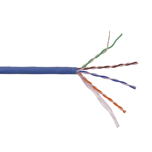 Кабель Кабель LANMASTER U/ UTP, 4 пары, Кат. 5E, 350 МГц, LSZH, нг(А)-HF, синий, 305 м (LAN-5EUTP-HFLT-BL)