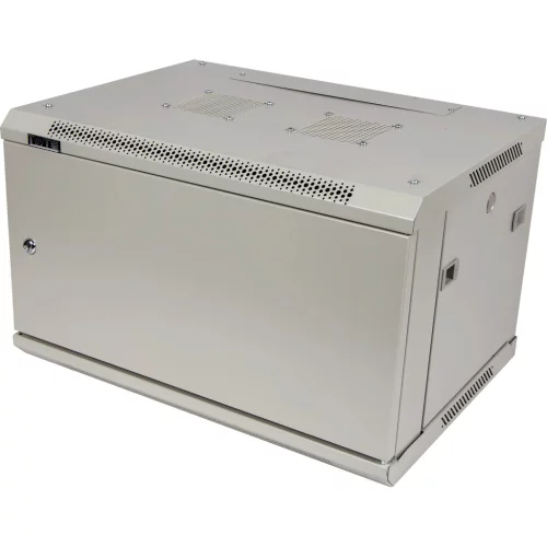 Шкаф настенный Pro 6U 600x600 металлическая дверь (TWT-CBWPM-6U-6X6-GY)