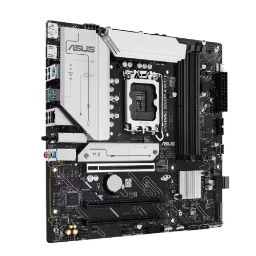 Материнская плата Asus PRIME B760M-A WIFI II Soc-1700 Intel B760 4xDDR5 mATX AC`97 8ch(7.1) 2.5Gg RAID+HDMI+DP фото 2