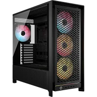 Корпус без блока питания/ Case Corsair Frame 5000D RS ARGB High-Airflow, Midi-Tower, TG, 4x140mm ARGB, 4xUSB-A 3.2, 1xUSB 3.2 Type-C, E-ATX, ATX, mATX, mITX Black (CC-9011309-WW)