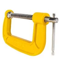 Струбцина G-образная усиленная Deli DL-G204 высота зажима 100мм, глубина зажима 50мм