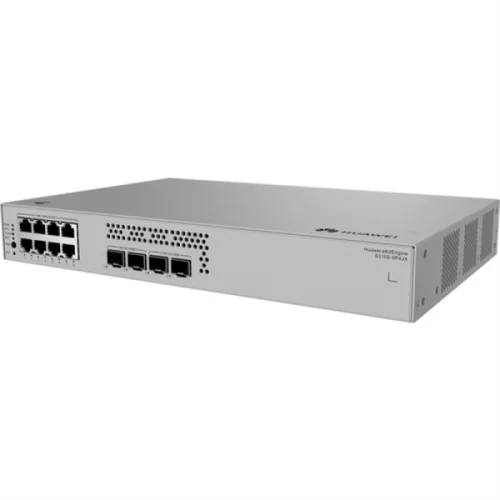 Коммутатор HUAWEI S310S-8P4JX (L2+, 8*10/ 100/ 1000BASE-T ports (128 W PoE+), 2*10GE SFP+ ports, 2*2.5GE SFP ports, built-in AC power, Fanless) (98012479)