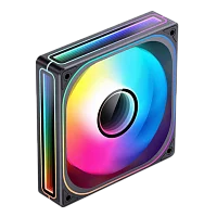 Кулер для корпуса/ Case Cooler JONSBO ZB-120BR Reverse (120x120x28mm, 4-pin PWM, ARGB, 65.26CFM, 36.6dBA, 2400RPM, Black)