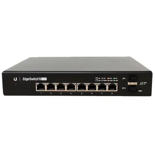 Коммутатор/ Gigabit switch with (8) RJ45 ports, (2) SFP ports, and a 150W power supply (ES-8-150W)