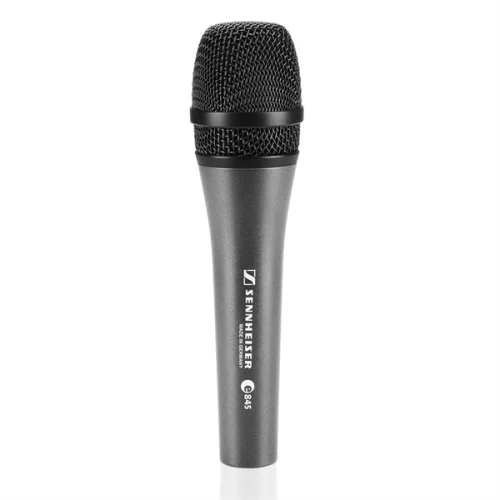 Проводные микрофоны и элементы Sennheiser e 845 Динамический вокальный микрофон, суперкардиоида, 40 - 16000 Гц (4515) (4515#TRL)