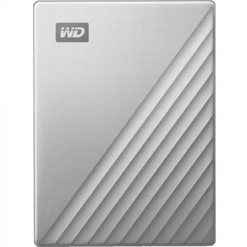 Внешние HDD/ Portable HDD 4TB WD My Passport ULTRA (Silver), USB-C/USB 3.2 Gen1, 110x82x21mm, 230g /12 мес./