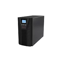 Онлайн ИБП ДКС серии Small Tower, 2000 ВА/1800 Вт, 1/1, 4xSchuko, EPO, USB, RS-232, RJ45, 6x7Ач (SMALLT2A10S)
