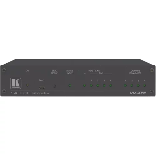 Усилитель-распределитель 1:4 HDBaseT; поддержка 4К60 4:2:0 [10-8046301090] (VM-4DT)