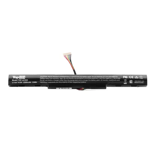 Аккумулятор для ноутбука Acer E5-523, E5-553 14.8V 2200mAh PN: AS16A5K (TOP-AC523)