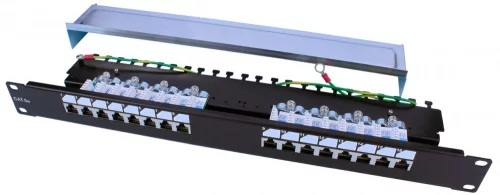 Патч-панель Hyperline PP3-19-16-8P8C-C5E-SH-110D 19
