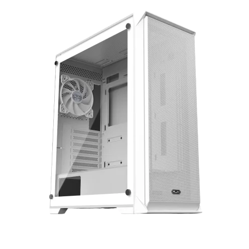 Корпус без блока питания/ Case Raijintek ARCADIA 41, Midi-Tower, TG, 1x120mm, 2xUSB-A 3.0 + 1xUSB-C, ATX, mATX, mITX White (0R20B00264)