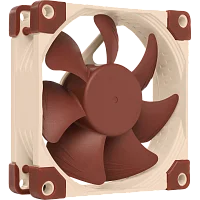 Кулер для корпуса/ Case Cooler Noctua NF-A8 ULN (80x80x25mm, 3-pin, 34.8CFM, 10.4dBA, 1400RPM, Beige/Brown)