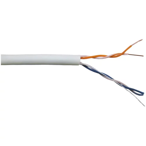 Кабель TWT UTP кат. 5e 305 м 2 пары (TWT-5EUTP2-GY)