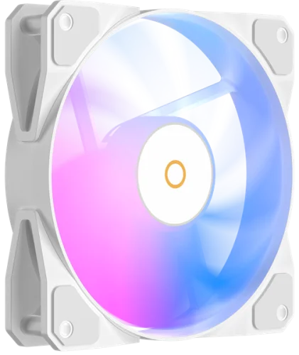 Вентилятор для корпуса Ocypus Beta F12 WH ARGB REVERSE BLADE, 120x120x25mm, 4-PIN PWM, 800-1600 RPM, 29 DBA MAX, HYDRO BEARING