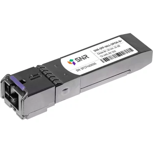 Модуль/ Модуль SFP WDM GPON, дальность до 20км (28dB), Tx/Rx: 1490/1310нм (SNR-SFP-W43-GPON-B+)