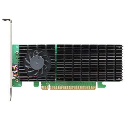 Плата расширения HighPoint SSD7502, PCIe 4.0 x16, Ports: 2x M.2 (2242/ 2260/ 2280/ 22110), Board: LowProfile, Bootable, RAID: 0,1, ADD IN CARD (SSD7502-111R1C)