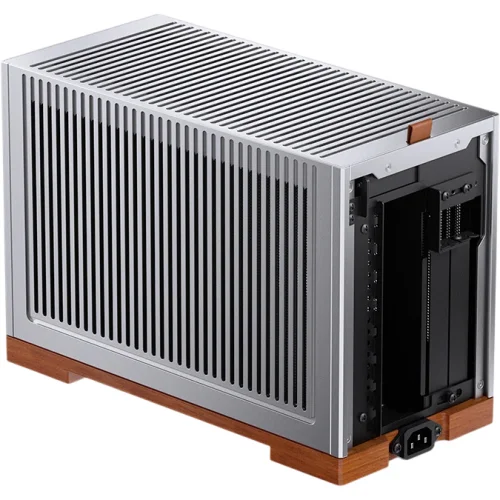 Корпус без блока питания/ Case JONSBO T9, Micro-Tower, no fan, 1xUSB-C 3.2, SFX PSU Support, mITX Silver (T9-5.0 SILVER) фото 3