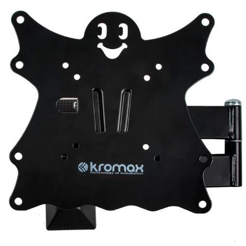 Кронштейн Kromax CASPER-204 для LED/LCD телевизоров 20-43, наклона +5°/-15°, поворот 180°, вращение +5°/-5°, до 30 кг, черный (20176) фото 3