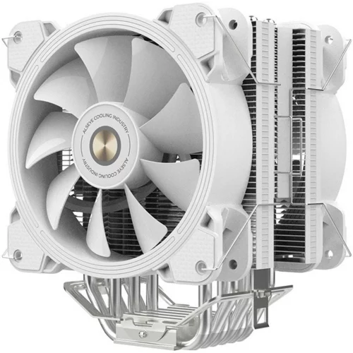 Вентилятор ALSEYE H120D (White) TDP: 200W Product Dimensions:123x154x106mm Heatsink Dimensions:154x123x58mm Heatsink Weight:518g Heat Pipe:O6mmx6pcs Fan Dimensions-:120x120x25mm (875842) (AS.01.02.0018) фото 5