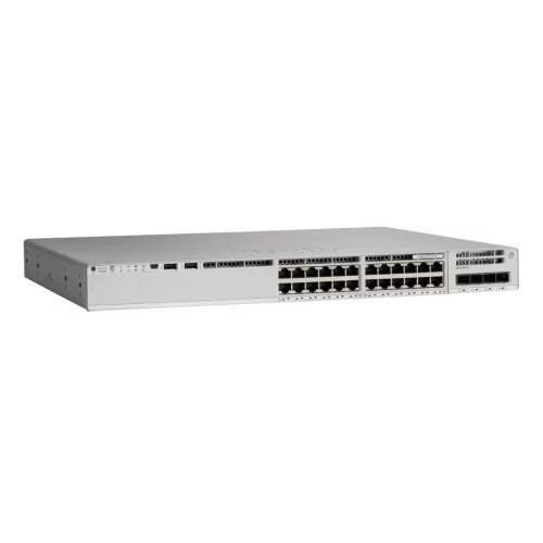 Catalyst 9300L 24-port 1G copper with fixed 4x10G/ 1G SFP+ uplinks, PoE+ Network Advantage , C9300L-24P-4X-A