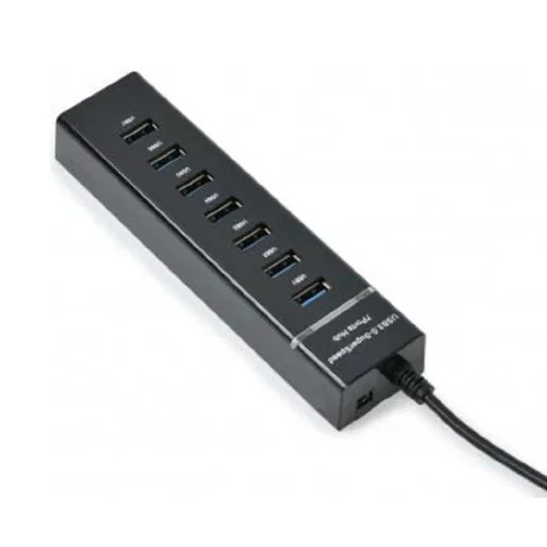 KS-is KS-569A USB хаб 7xUSB 3.0 F в USB 3.0 Type A M с блоком питания фото 3