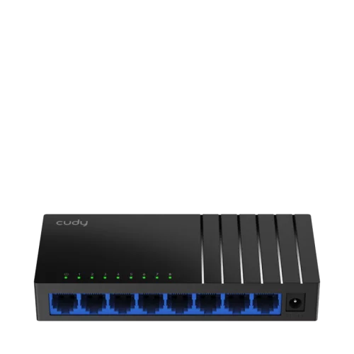 Коммутатор/ 8-Port Gigabit Desktop Switch, 8 10/100/1000M RJ45 Ports, IGMP Snooping, Loop Detection/Prevention, 802.1p/DSCP QoS, Desktop Plastic Case, Power Saving, Plug & Play (GS108D)