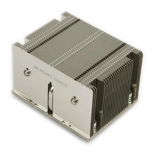 Пассивный кулер SuperMicro SNK-P0048 PS 2U Passive CPU Heat Sink for LGA2011/ LGA2066 w/ Narrow ILM 104 x 80 x 64