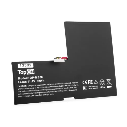 Аккумулятор для ноутбука MSI GS60 11.4V 4500mAh PN: BTY-M6F (TOP-MS60)