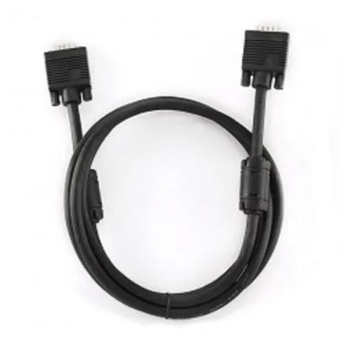Gembird/ Cablexpert CC-PPVGA-6B, Кабель VGA Premium,15M/ 15M, 1.8м, тройн.экран, феррит.кольца, чёрный, пакет