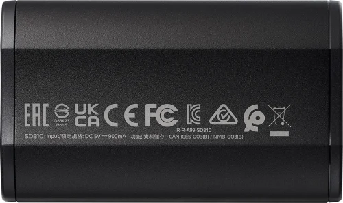 Твердотельный накопитель/ ADATA External SSD SD810, 4000GB, Type-C, USB 3.2 Gen2х2, up to R/W 2000/2000 MB/s, 72.7x44x12.2mm, Black (5 лет) (SD810-4000G-CBK) фото 2