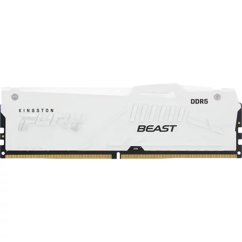Память оперативная/ Kingston 16GB 6400MT/ s DDR5 CL32 DIMM FURY Beast White RGB XMP (KF564C32BWA-16)