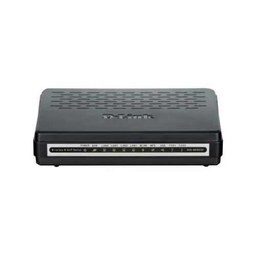 Маршрутизатор/ DVG-N5402SP/2S1U N300 Wi-Fi Router, 100Base-TX WAN, 4x100Base-TX LAN, 2x5dBi internal antennas, 2xFXS+USB ports, 3G/LTE support (DVG-N5402SP/2S1U/C1B)