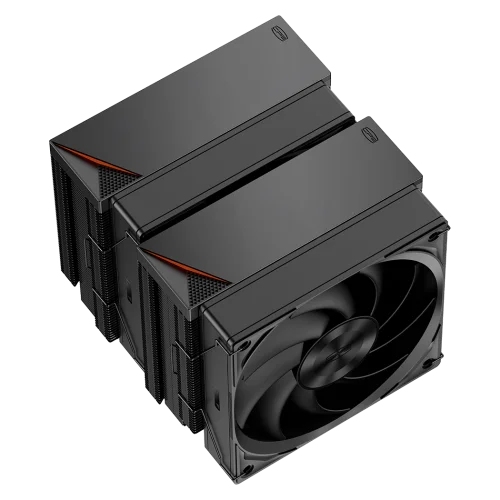Кулер для процессора/ CPU Cooler PCCooler RZ620 BK (260W, 4-pin PWM, 157.5mm, Al/Cu, 6x6mm, 2x120mm, 86.73CFM, 32dBA, 2000RPM, S: 1851/1700/1200/115X, AM5/AM4, black) фото 2