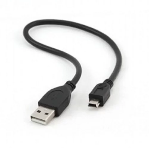 Gembird CCP-USB2-AM5P-1 USB 2.0 кабель PRO для соед. 0,3м AM/ miniBM позол.конт., черный
