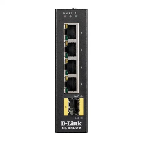 Коммутатор промышленный D-Link DIS-100G-5SW/ A1A (DIS-100G-5SW/ A1A) (DIS-100G-5SW/A1A)