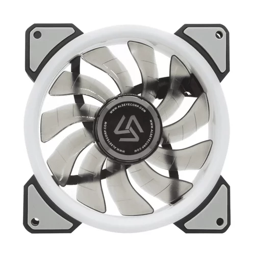 Вентилятор в корпус ALSEYE CRLS-300DS 3pcs argb fan kit with controller,2pcs LED strips,size:120*120*25mm,Voltage:12V,Current:0.2A-0.41A,Speed:700-1800RPM±10%,Airflow: 30.4-55.3CFM,Airpressure:1.02-1.52mmh20,Noise:12.2-18 (AS.11.0014) фото 4