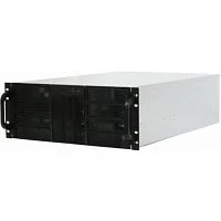 Procase RE411-D11H0-F3E-65-F (Корпус 4U server case,11x5.25+0HDD,черный,без блока питания,глубина 650мм,MB EATX 12"x13", панель вентиляторов 3*120x38 PWM + 2*80x25 PWM)
